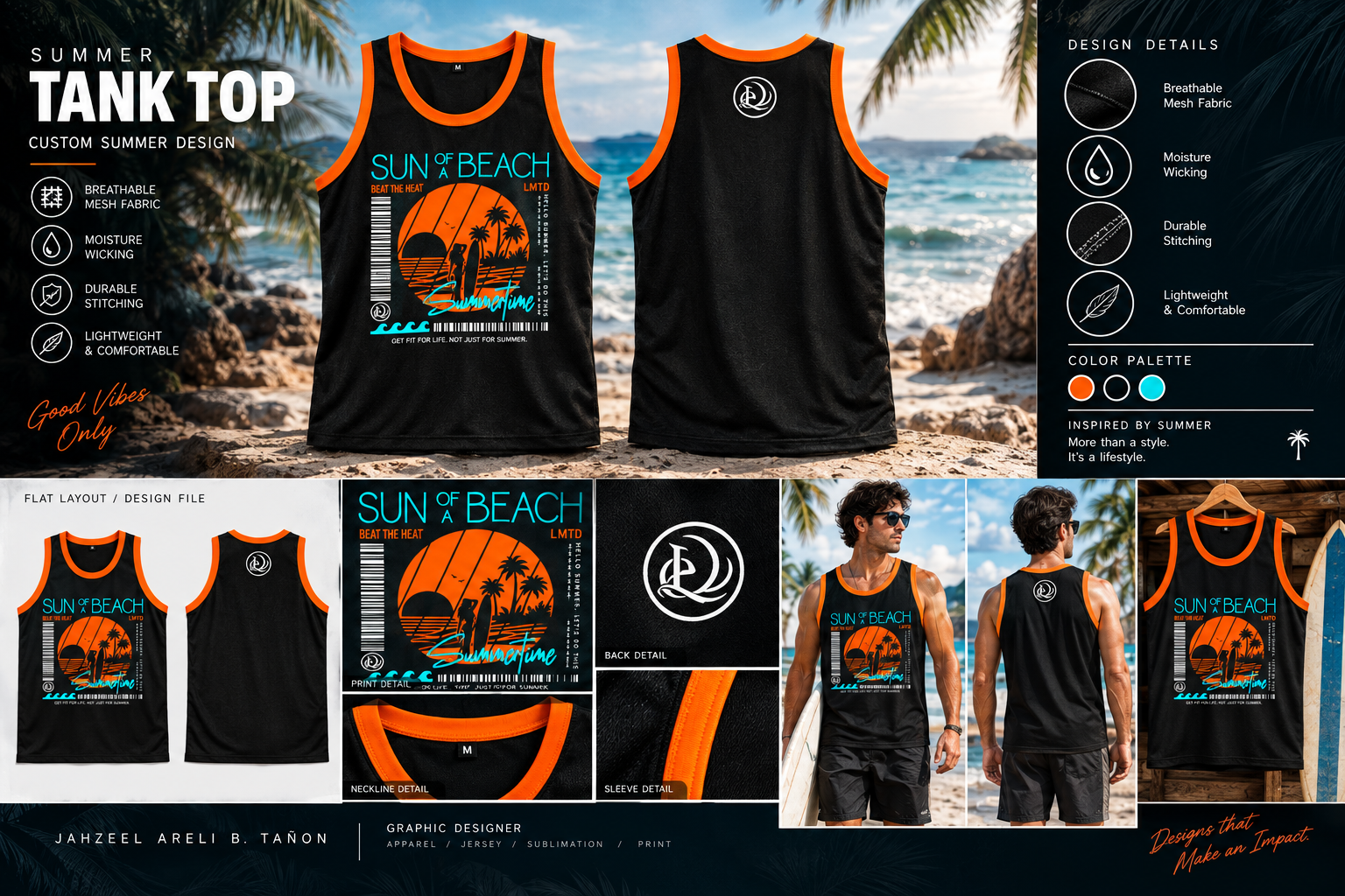 LMTD Summer Collection tank top design